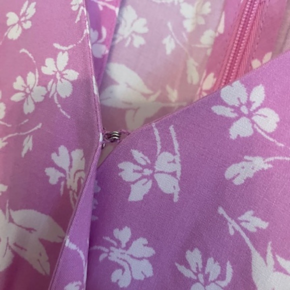 J.Crew Lavender Floral Ruffled Dress, Size 8. NWT. - Picture 4 of 9